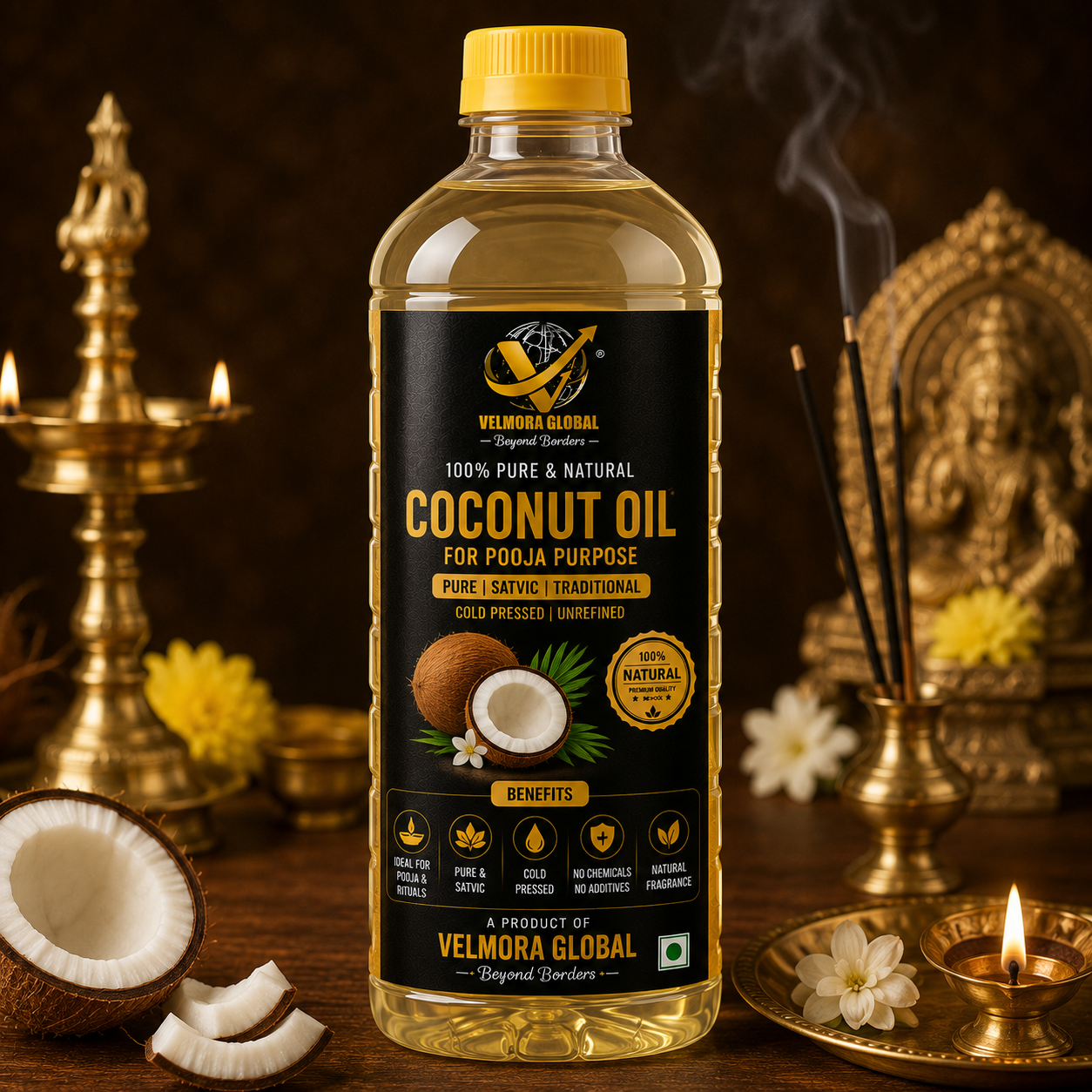 Coconut Oil for Pooja Purpose
